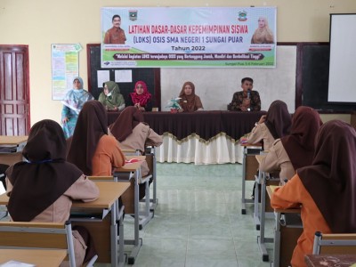 Latihan Dasar Kepemimpinan Siswa tanggal 5-6 Februari 2022.