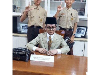 Kunjungan DUTA Pustaka SMAN 1 Sungai Puar Ke Perpustakaan Bung Hatta